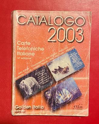Catalogo Schede Telefoniche Golden 2003