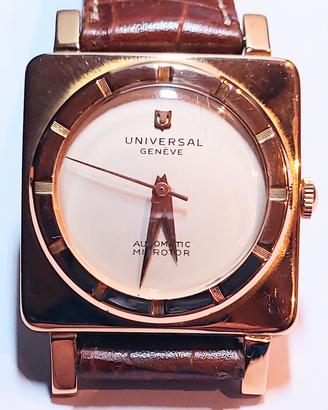 UNIVERSAL GENÉVE "SQUARE" ORO ROSA 