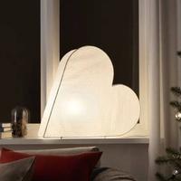 Lampada ikea cuore di carta