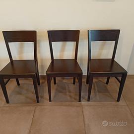 3 sedie da salotto