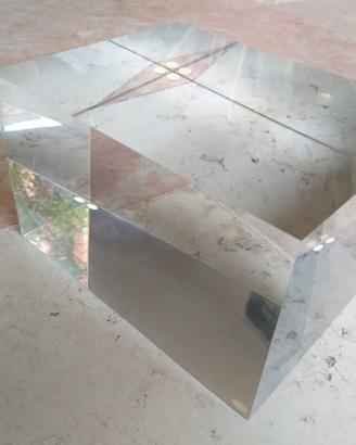 Scultura optical in plexiglass anni 1970