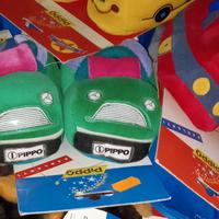 stock pantofole peluche , scarpine sport  bimbo/a.