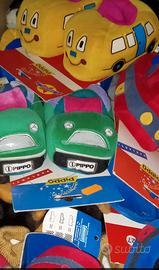 stock pantofole peluche , scarpine sport  bimbo/a.