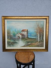 Quadro Paesaggistico con Mulino