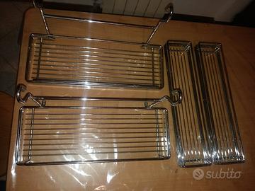 Portautensili da cucina in acciaio