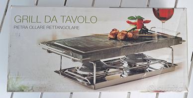 Grill da tavolo con pietra ollare