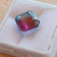 zaffiro pitambari naturale bicolore da 6.20 cti