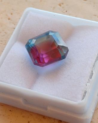 zaffiro pitambari naturale bicolore da 6.20 cti