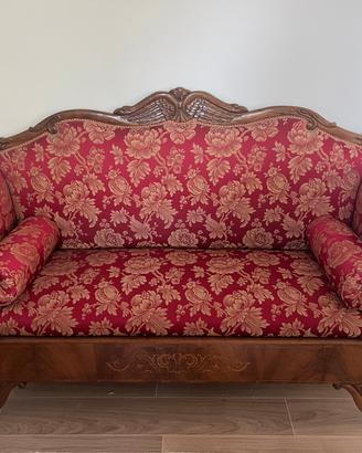 Divano d'epoca fine '800 Imperiale –  ritapezzato