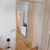 Porta scorrevole a specchio