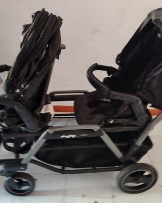 Passeggino gemellare peg perego