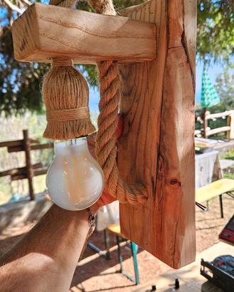 Applique fatta a mano - Lampada artigianale