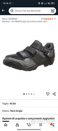 Shimano M089 torbal scarpe da bici 