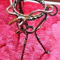 Porta vaso artigianale in rame