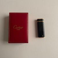 Accendino vintage Cartier, placcato in oro