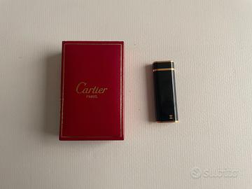 Accendino vintage Cartier, placcato in oro