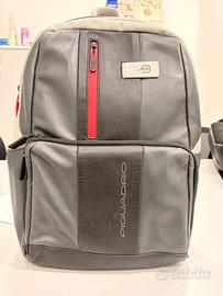 Piquadro Zaino porta pc 14" pelle Grigio/Nero