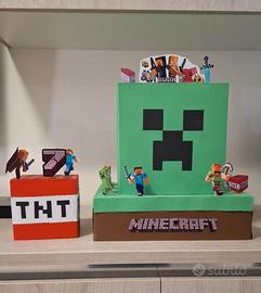 Torta scenografica Minecraft