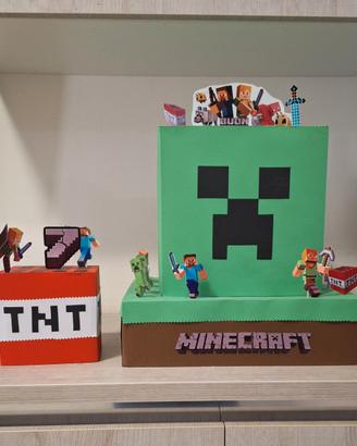 Torta scenografica Minecraft