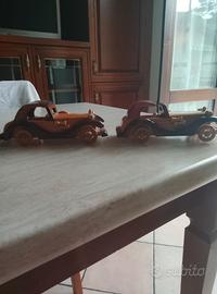 automobiline in legno 