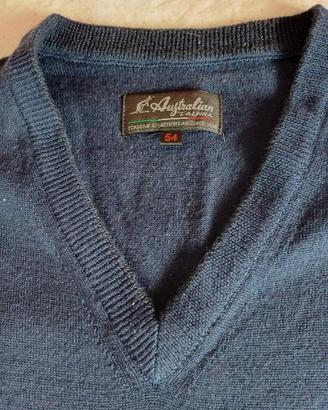 gilet in lana da uomo marca Australian 