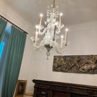 Coppia lampadari  Barovier  e Toso  9  luci