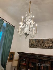 Coppia lampadari  Barovier  e Toso  9  luci