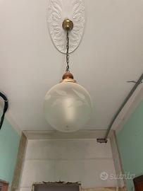 Lampadario anni 70 vintage