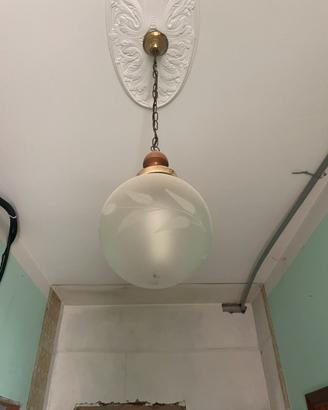 Lampadario anni 70 vintage