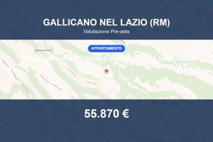 Immobile in asta di 58 m² a Gallicano nel Lazio