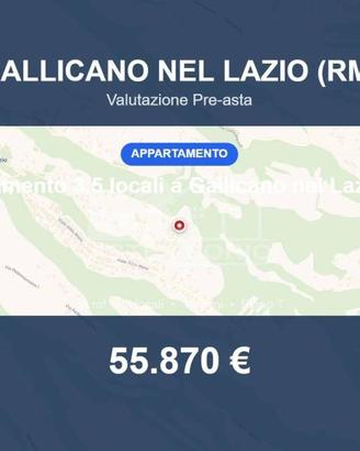 Immobile in asta di 58 m² a Gallicano nel Lazio
