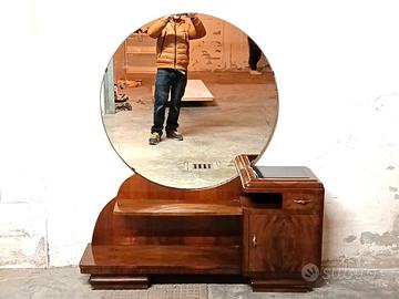 Pettinuse  consolle con specchio design art decò