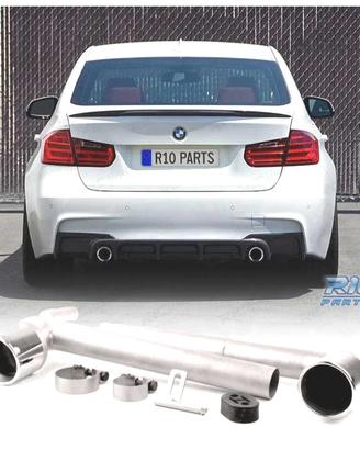 KIT SCARICO CON TERMINALI BMW F30 F31 LOOK M PERFO