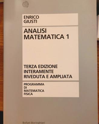 testo universitario di Analisi  matematica  1