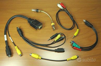  Adattatori per VGA, S-Video, RCA