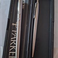 Stilografica e penna a sfera parker 