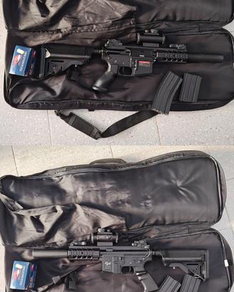 Kit softair completo M4 Stubby JG + Accessorii