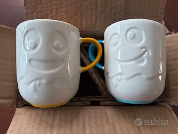 nutella kinder tazze emozioni 2 mug kinderini set