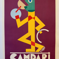 Depero - Poster telato - Campari (viola)