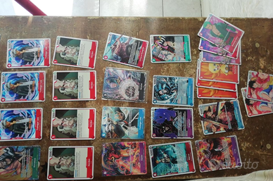 lotto carte one piece op 01, op02, starter