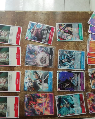 lotto carte one piece op 01, op02, starter