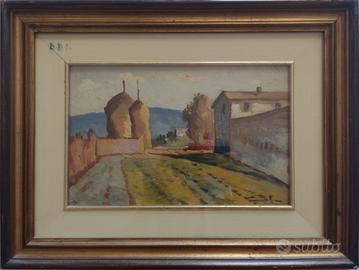 Quadro Gino Centoni Paesaggio Toscano Novecento