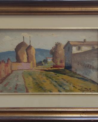 Quadro Gino Centoni Paesaggio Toscano Novecento