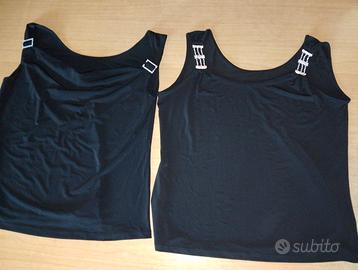 Gruppo 2 canotte nere tg L