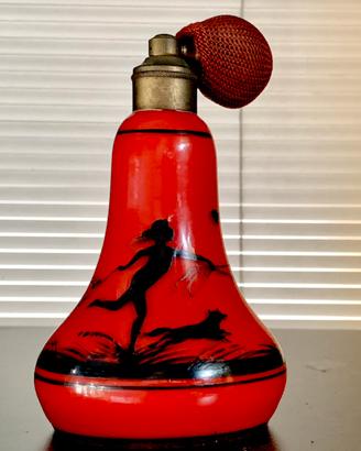 Flacone vetro opaco - vintage - da collezione