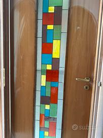 Porta con vetro cattedrale