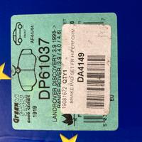 4 Pastiglie freni EBC DP61037 Land Rover