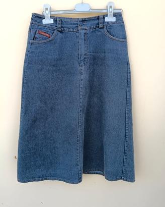Gonna di Jeans Urban Babe – Modello Midi svasato