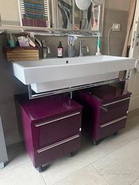 Mobiletti da bagno coppia sotto lavello