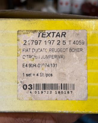 Pastiglie Freno TEXTAR - Fiat Ducato 